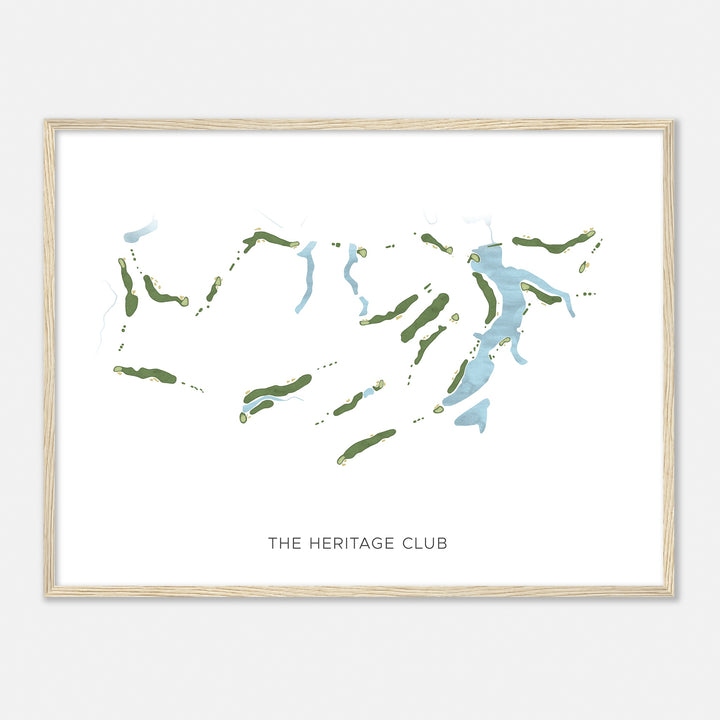 Print of The Heritage Club Modern Map