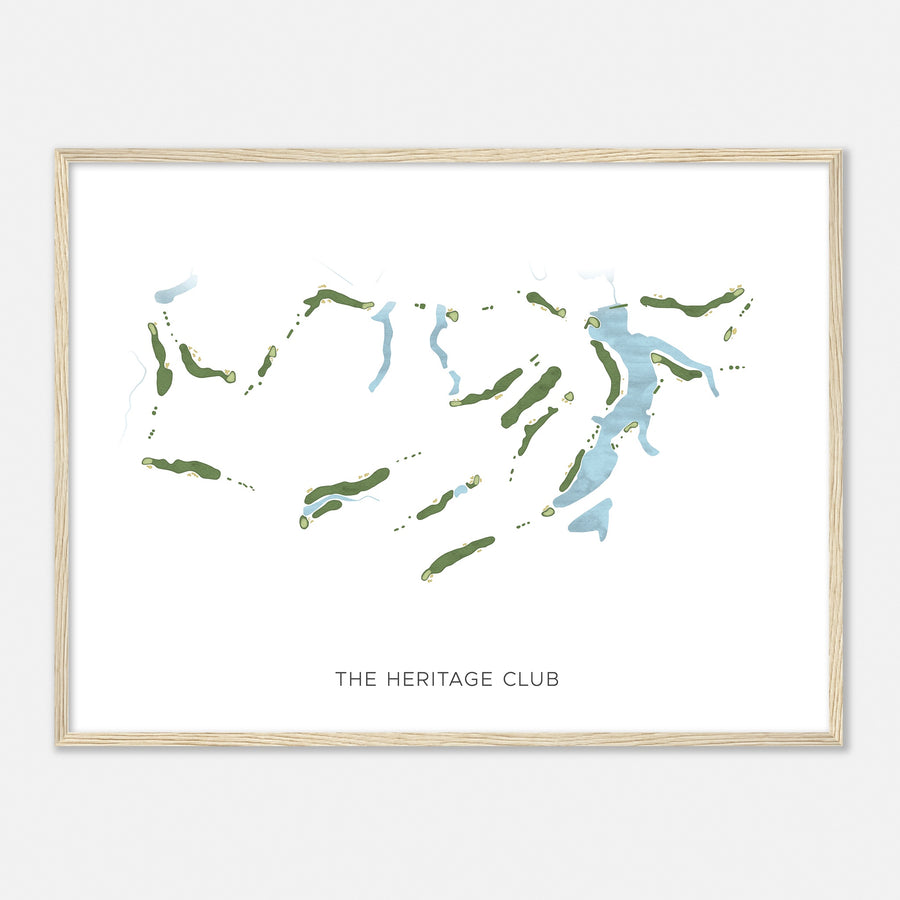 Print of The Heritage Club Modern Map