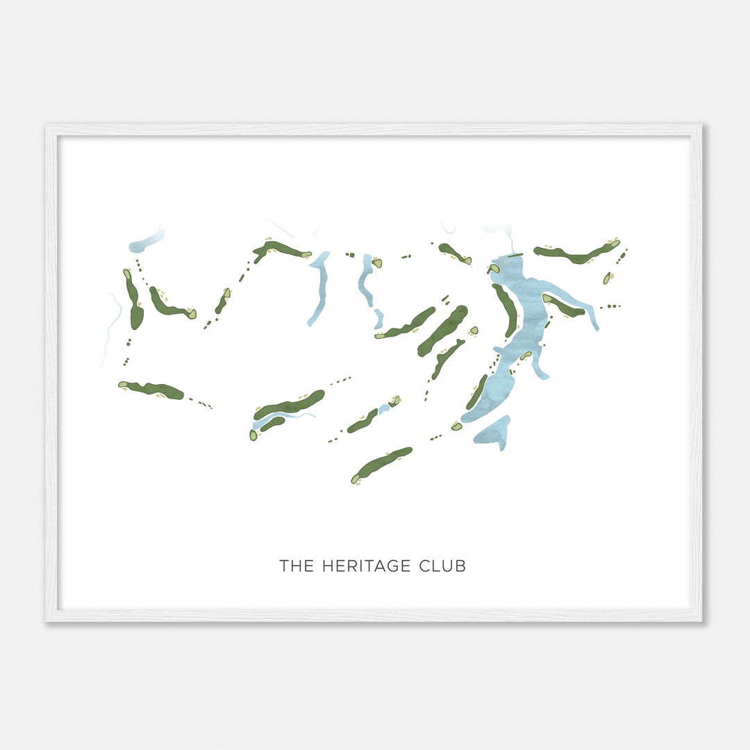 Print of The Heritage Club Modern Map