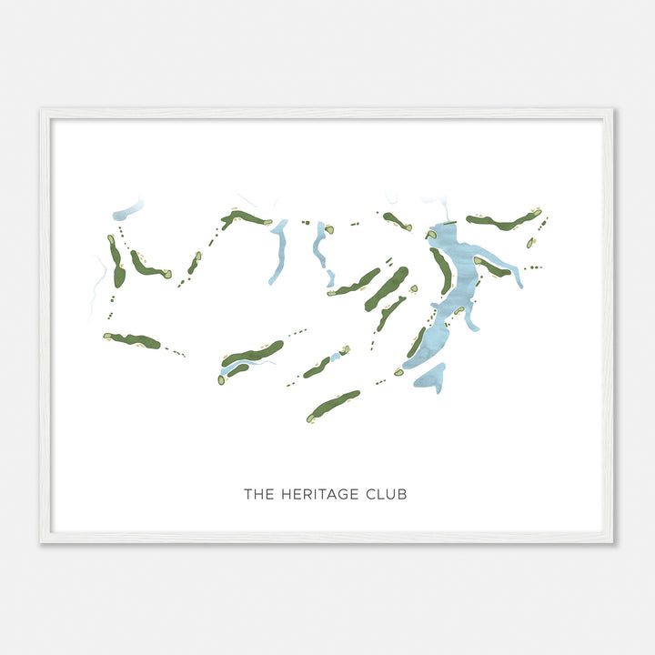 Print of The Heritage Club Modern Map
