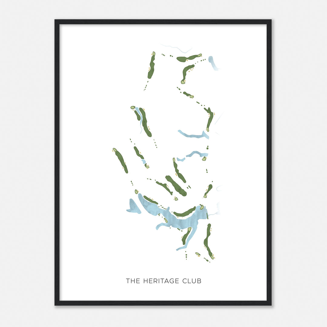 Print of The Heritage Club Modern Map
