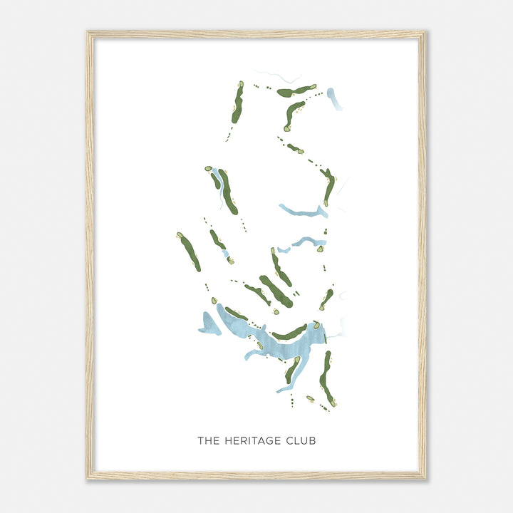 Print of The Heritage Club Modern Map