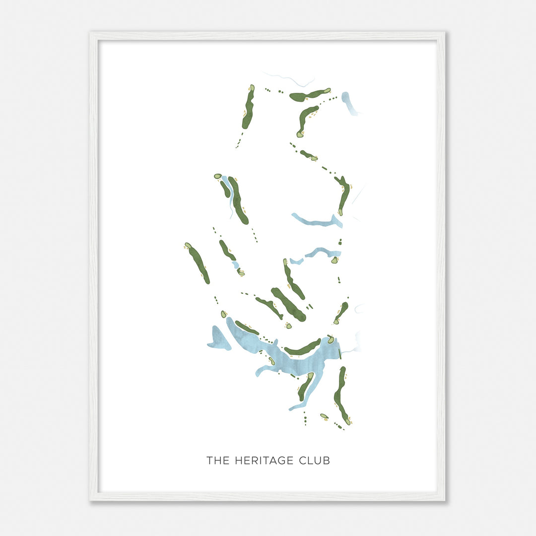 Print of The Heritage Club Modern Map