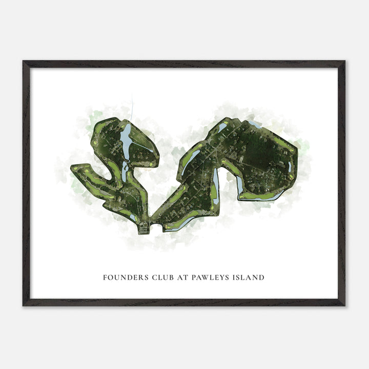Print of Founders Club At Pawleys Island Classic Map
