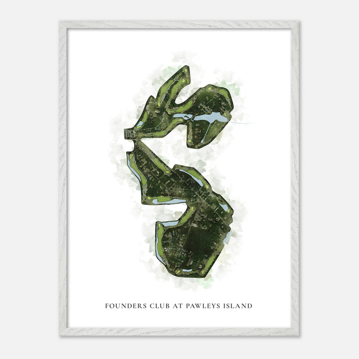 Print of Founders Club At Pawleys Island Classic Map