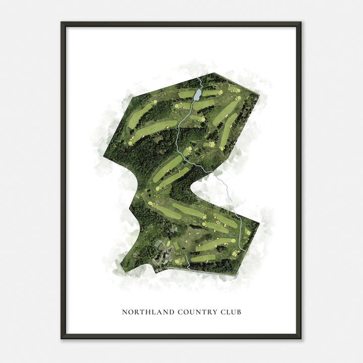 Print of Northland Country Club Classic Map