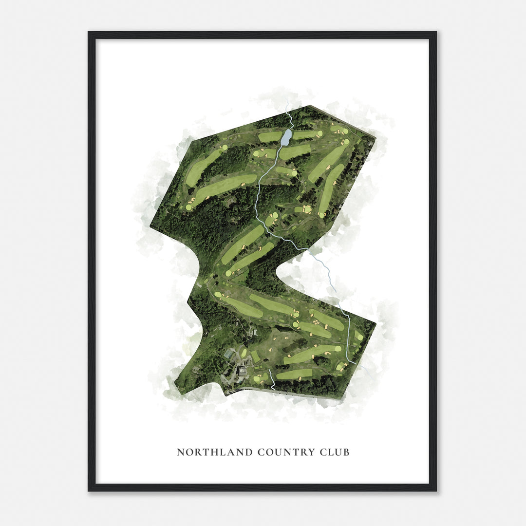 Print of Northland Country Club Classic Map