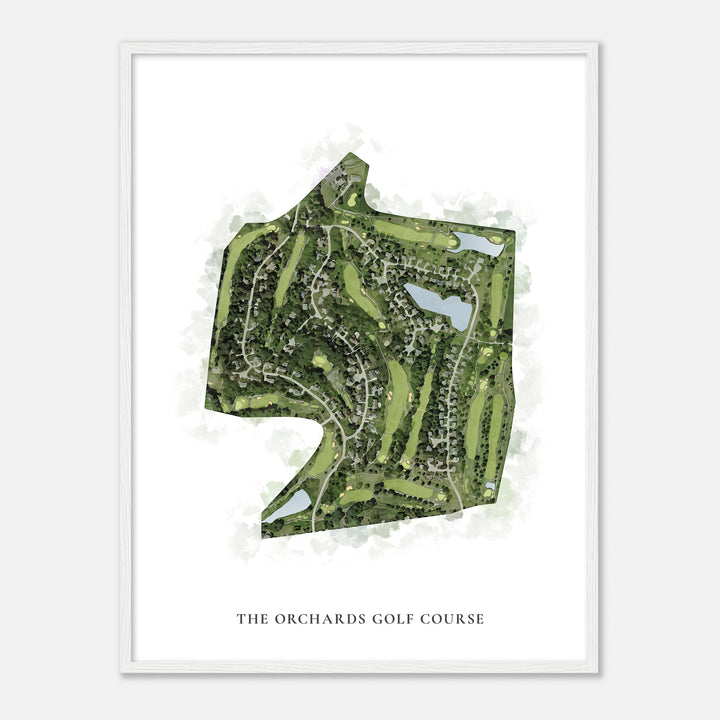 Print of The Orchards Golf Course Classic Map