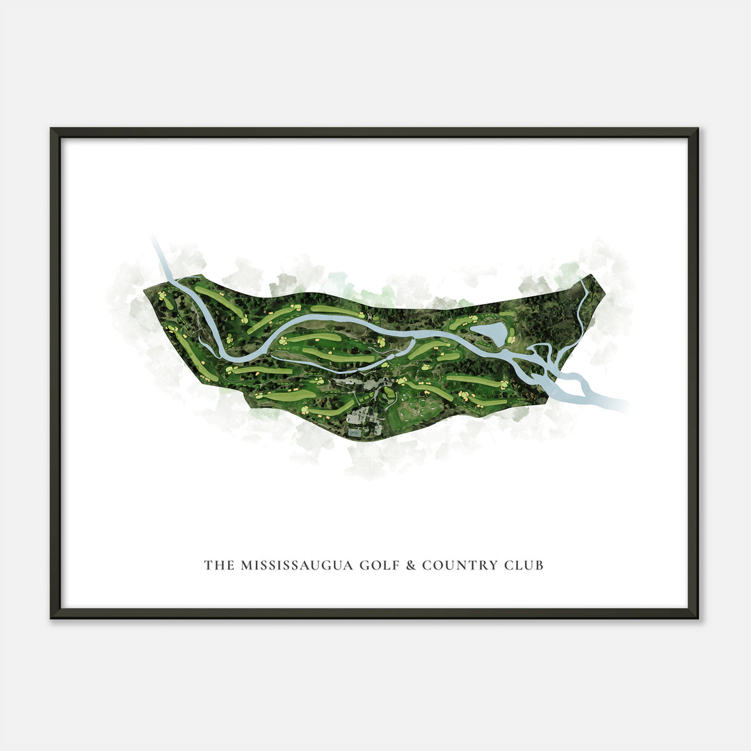 Print of The Mississaugua Golf & Country Club Classic Map