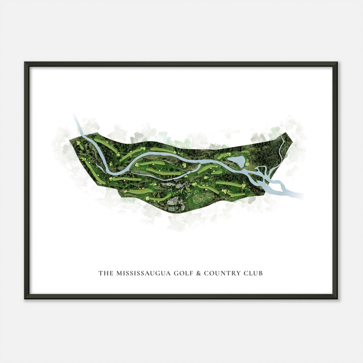 Print of The Mississaugua Golf & Country Club Classic Map