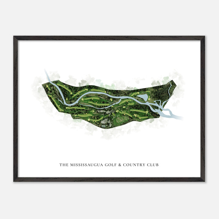 Print of The Mississaugua Golf & Country Club Classic Map