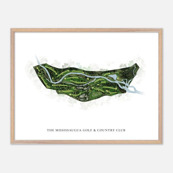 Print of The Mississaugua Golf & Country Club Classic Map
