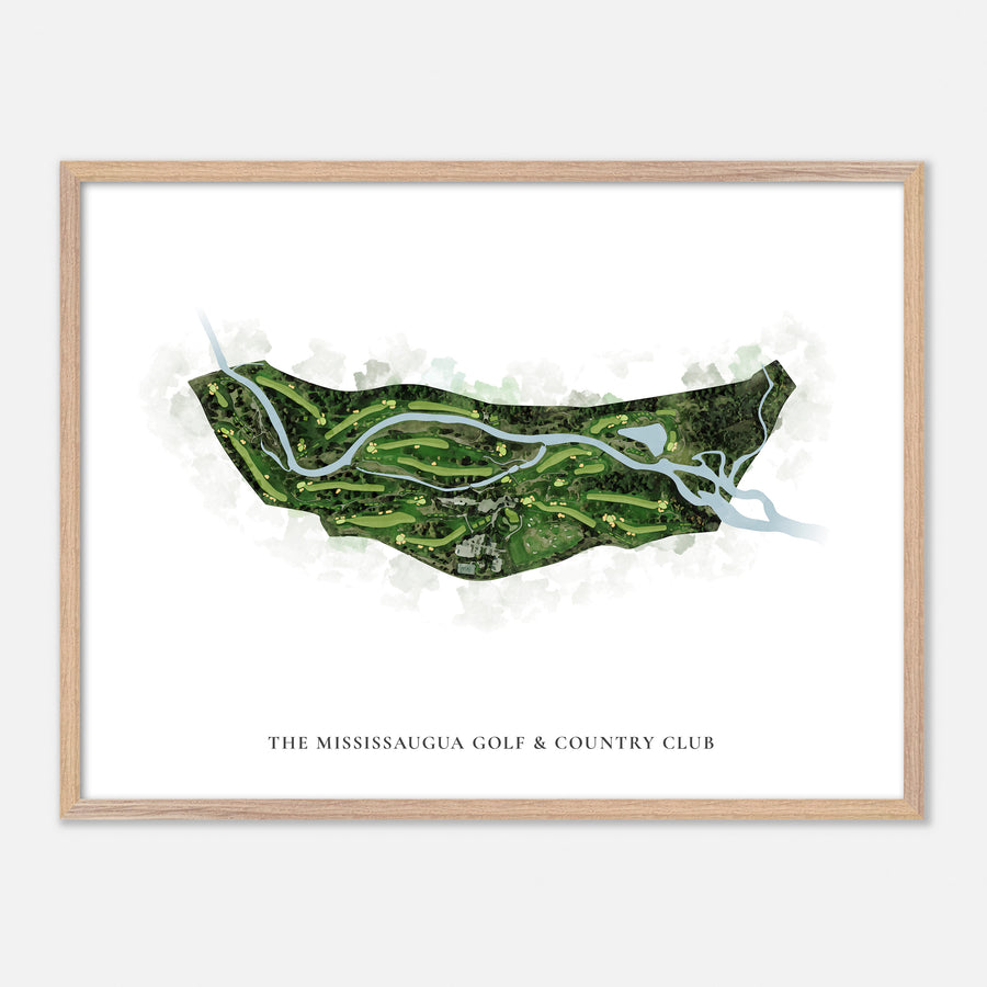 Print of The Mississaugua Golf & Country Club Classic Map