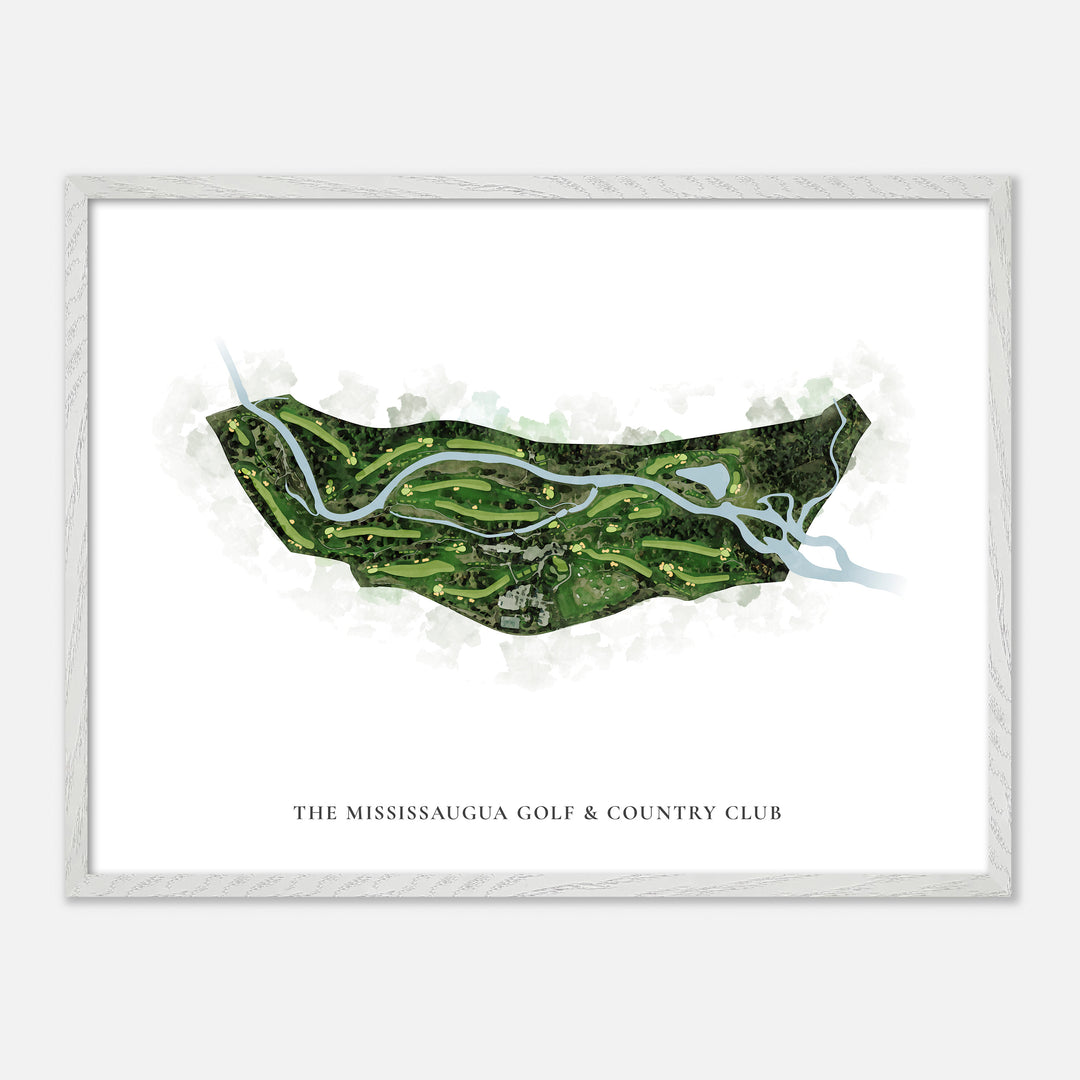 Print of The Mississaugua Golf & Country Club Classic Map