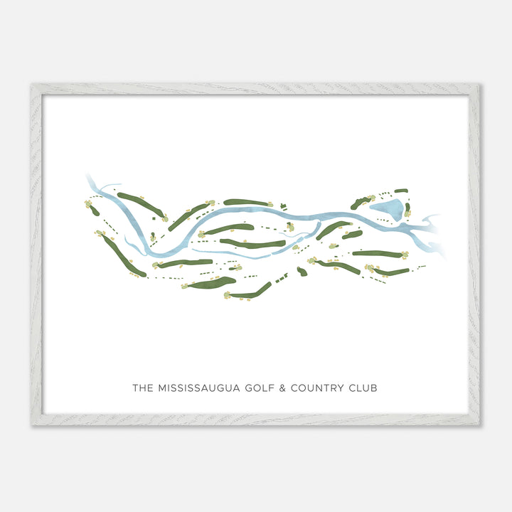 Print of The Mississaugua Golf & Country Club Modern Map