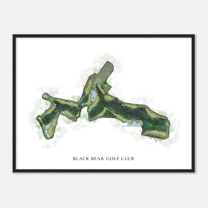 Print of Black Bear Golf Club Classic Map