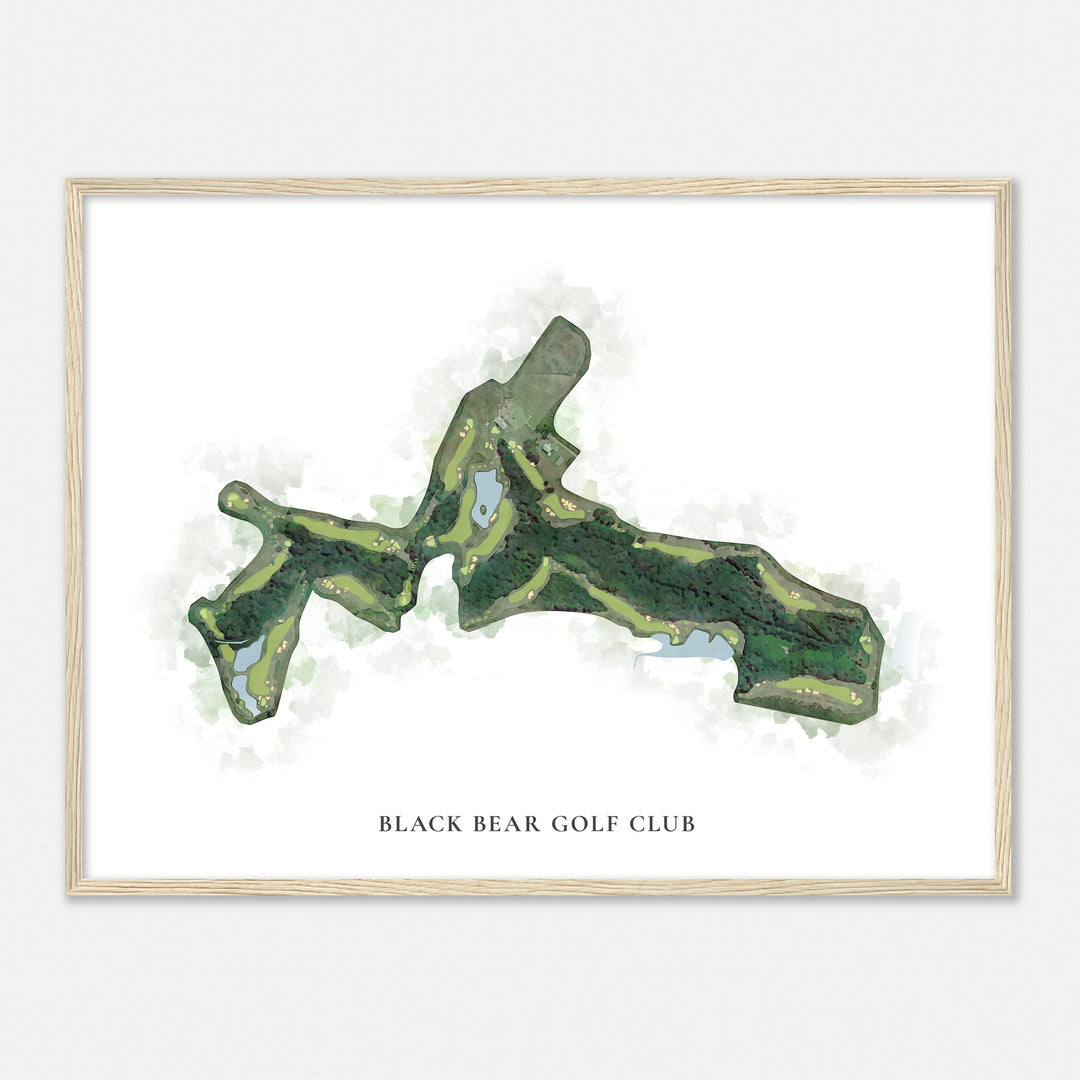 Print of Black Bear Golf Club Classic Map