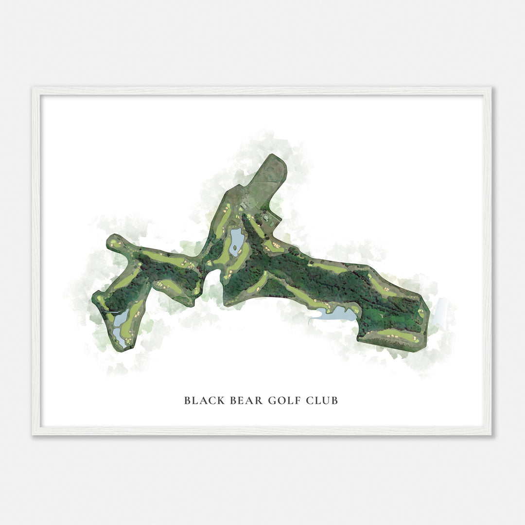 Print of Black Bear Golf Club Classic Map