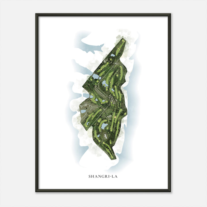 Print of Shangri-La Classic Map
