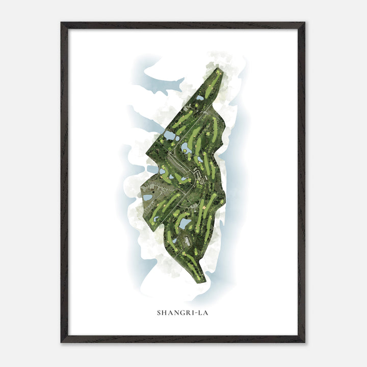 Print of Shangri-La Classic Map