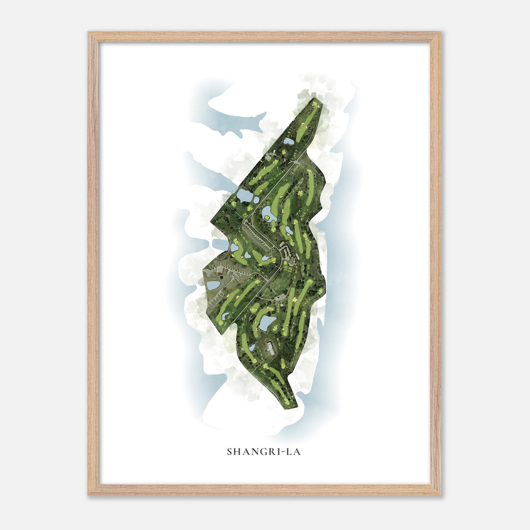 Print of Shangri-La Classic Map