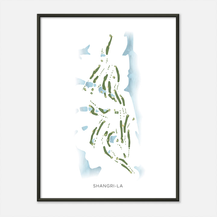 Print of Shangri-La Modern Map