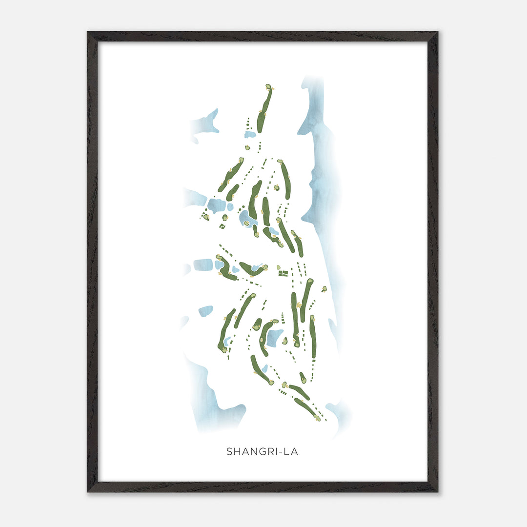 Print of Shangri-La Modern Map