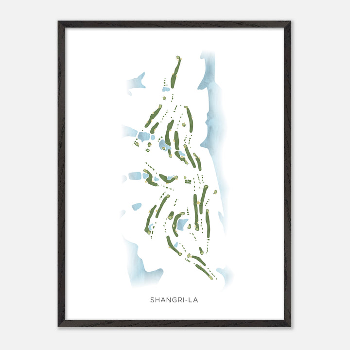 Print of Shangri-La Modern Map