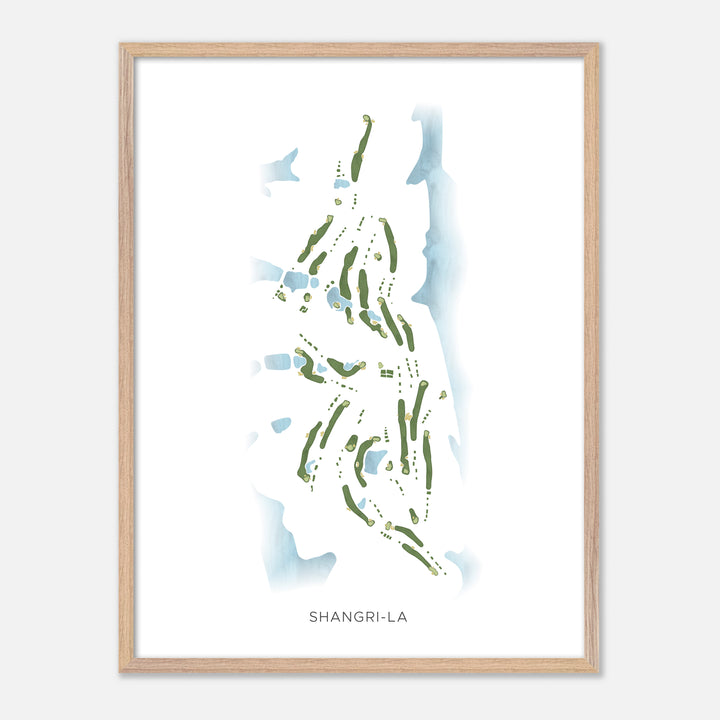Print of Shangri-La Modern Map