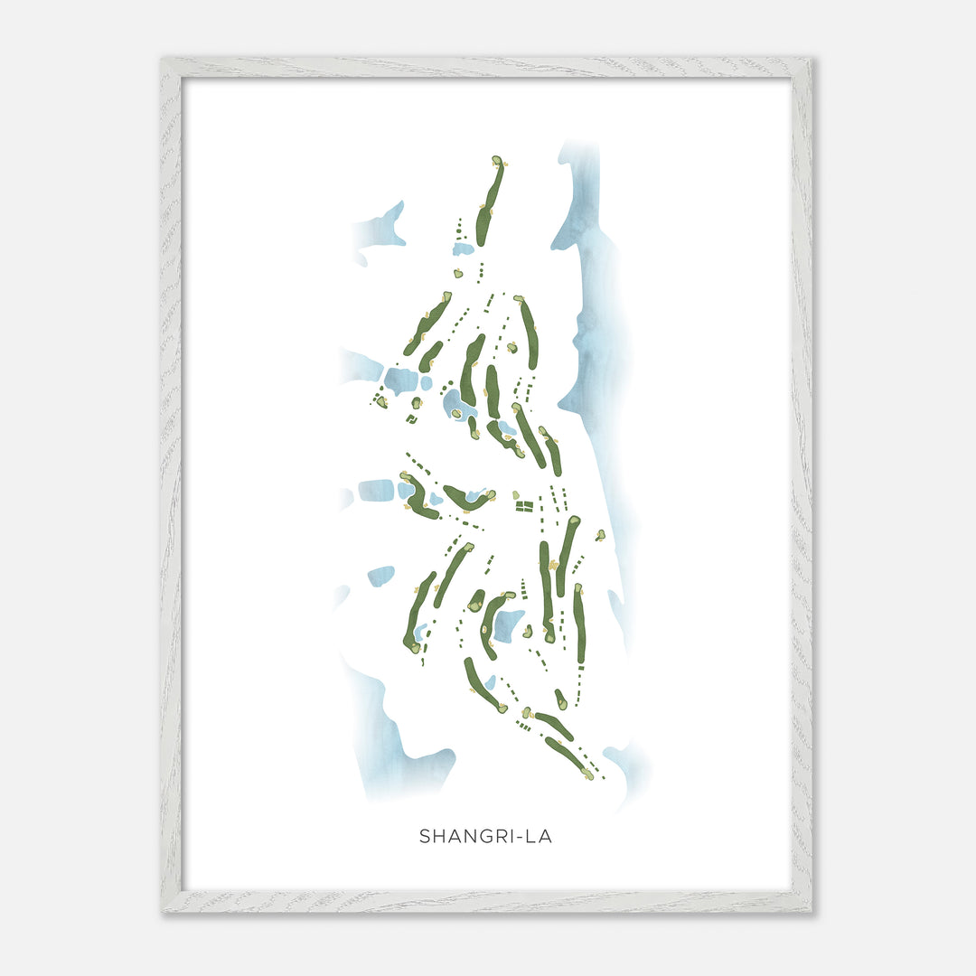 Print of Shangri-La Modern Map