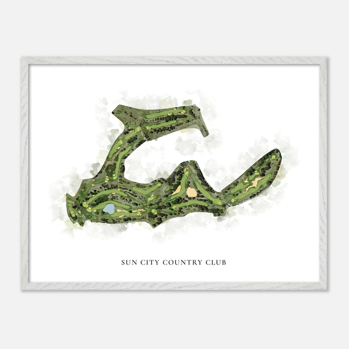 Print of Sun City Country Club Classic Map
