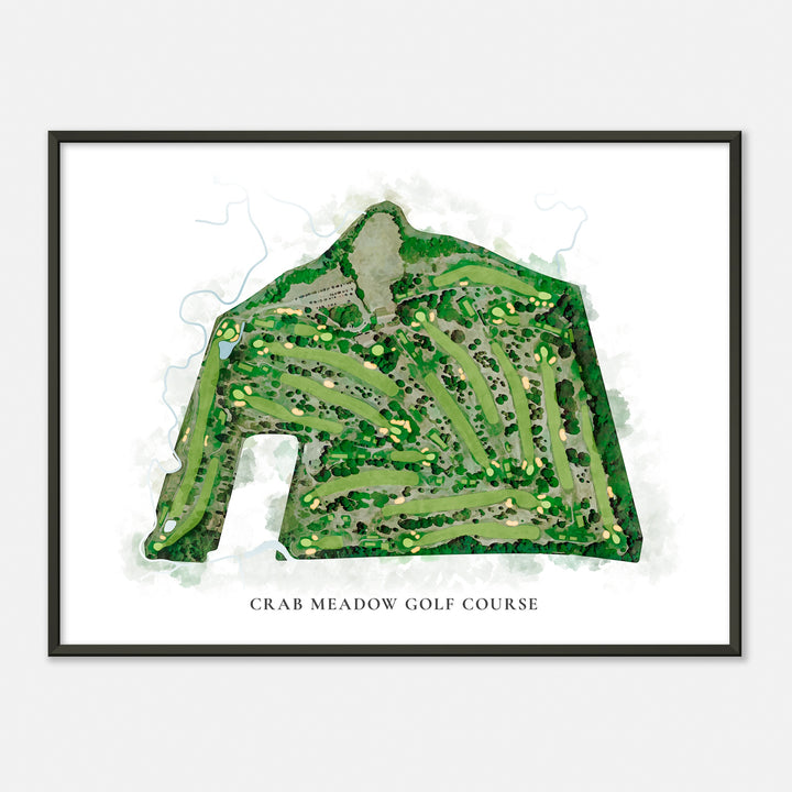 Print of Crab Meadow Golf Course Classic Map