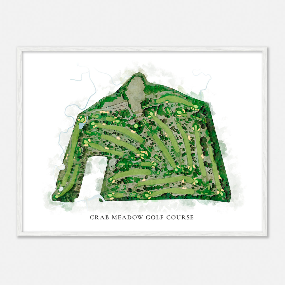 Print of Crab Meadow Golf Course Classic Map