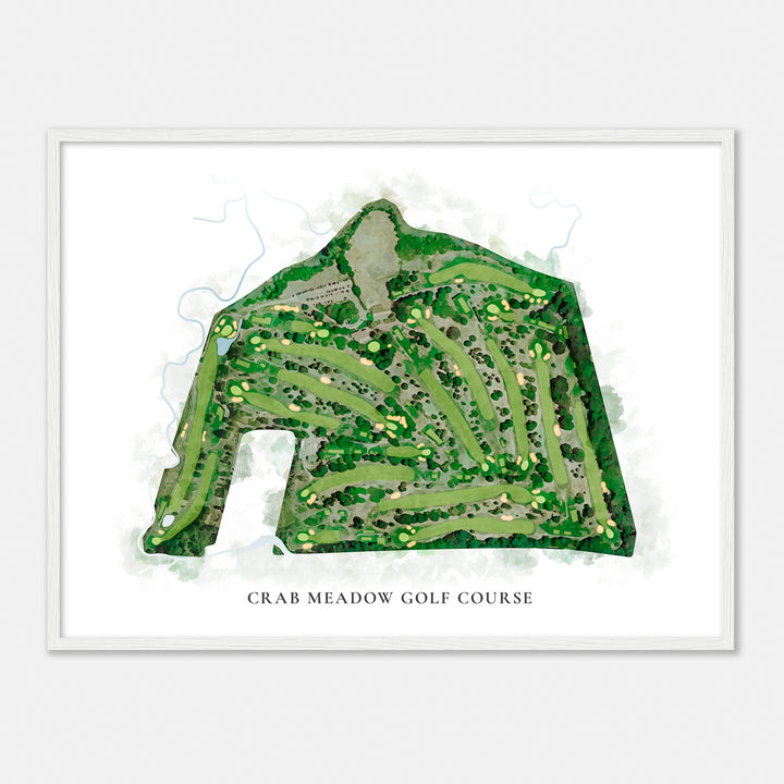 Print of Crab Meadow Golf Course Classic Map