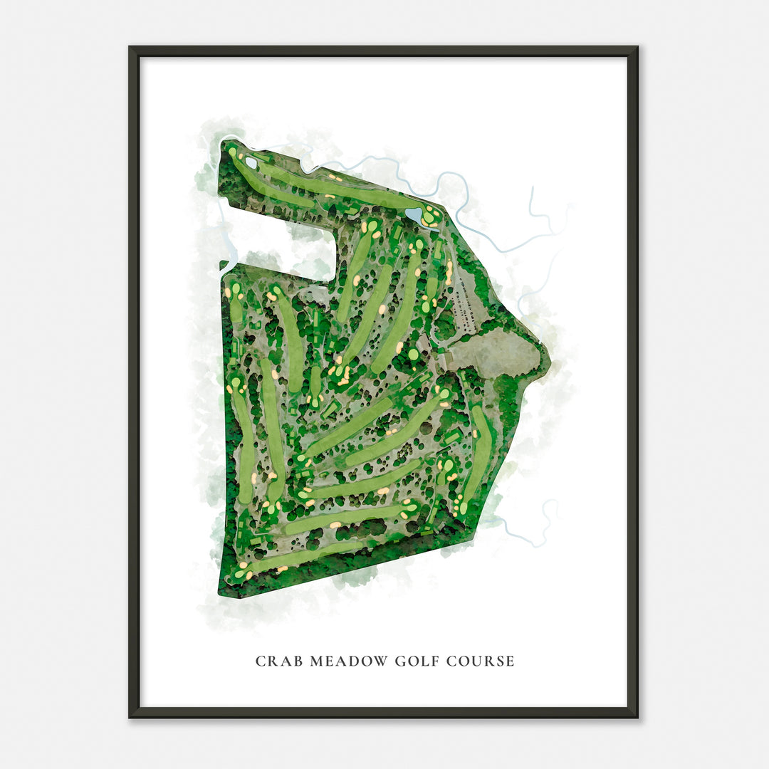 Print of Crab Meadow Golf Course Classic Map
