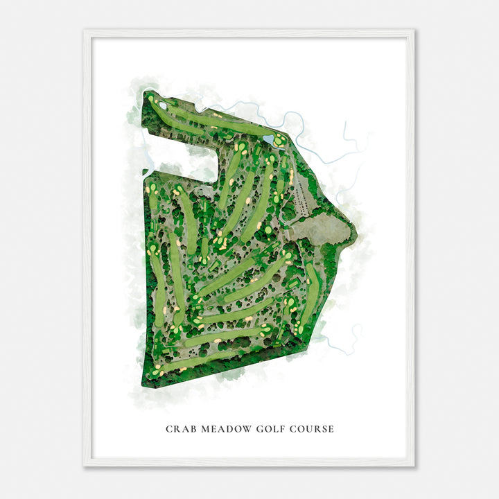 Print of Crab Meadow Golf Course Classic Map