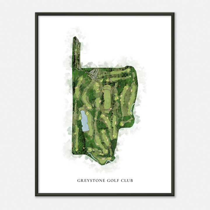 Print of Greystone Golf Club Classic Map