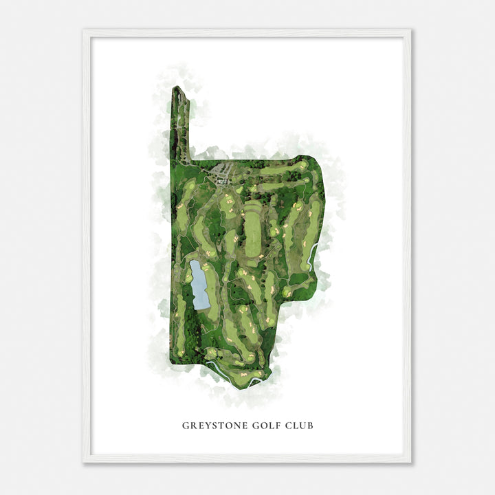 Print of Greystone Golf Club Classic Map