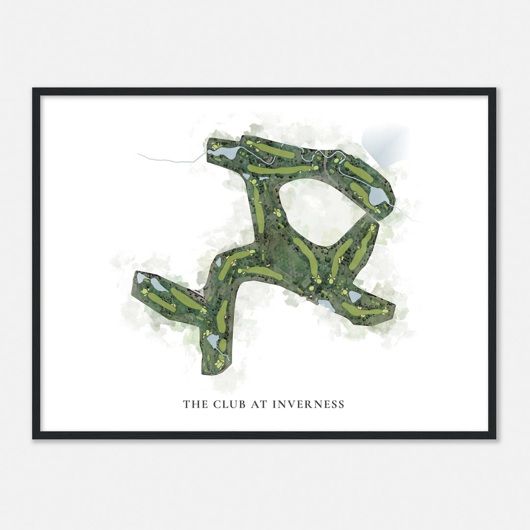 Print of The Club At Inverness Classic Map