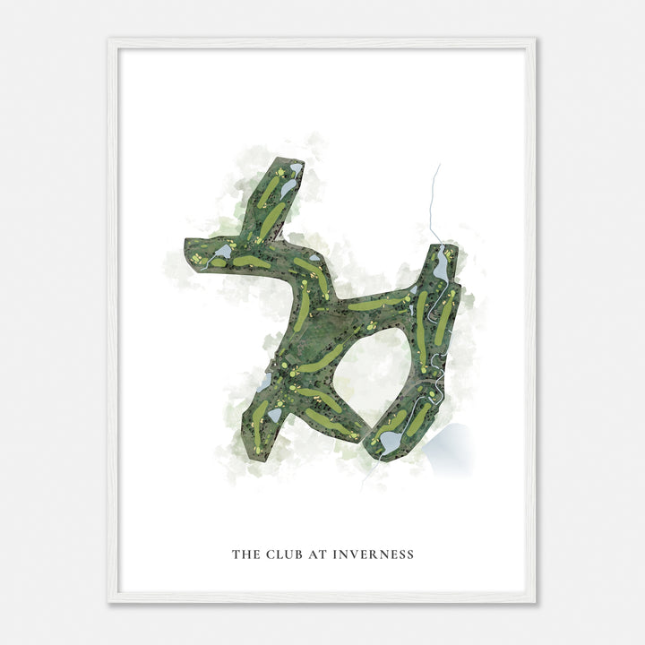 Print of The Club At Inverness Classic Map