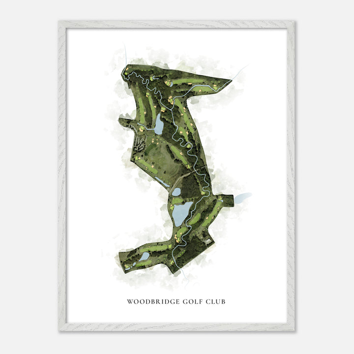 Print of Woodbridge Golf Club Classic Map