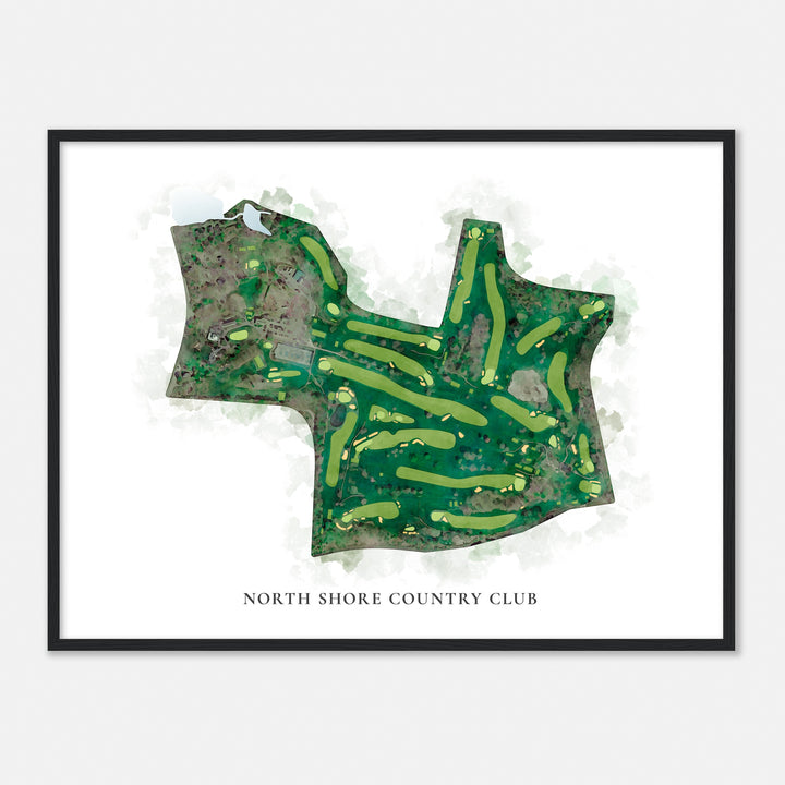 Print of North Shore Country Club Classic Map