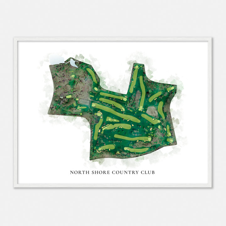 Print of North Shore Country Club Classic Map