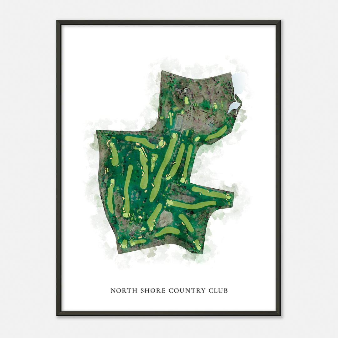 Print of North Shore Country Club Classic Map