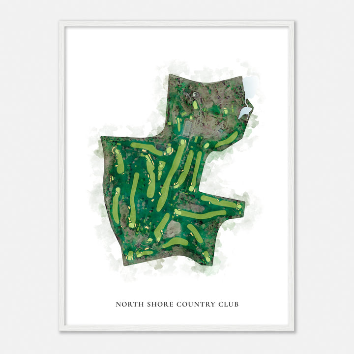 Print of North Shore Country Club Classic Map