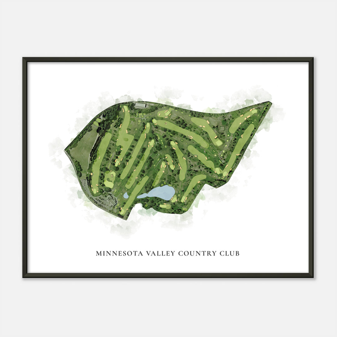 Print of Minnesota Valley Country Club Classic Map