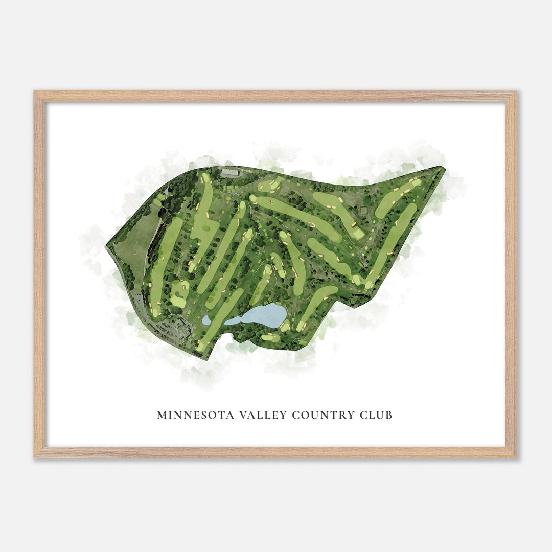 Print of Minnesota Valley Country Club Classic Map
