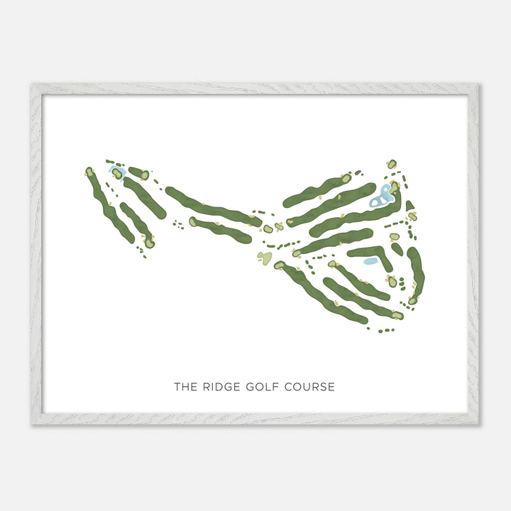 Print of The Ridge Golf Course Modern Map