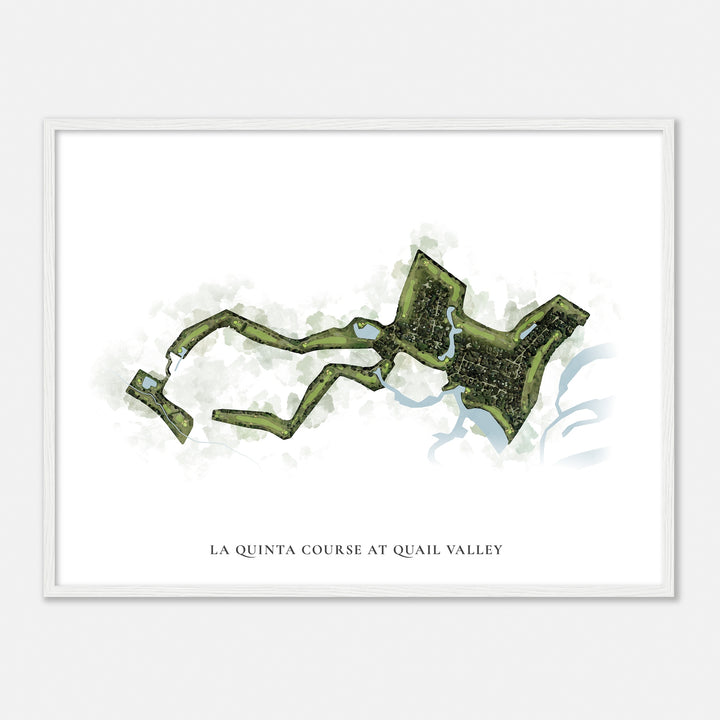 Print of La Quinta Course At Quail Valley  Classic Map