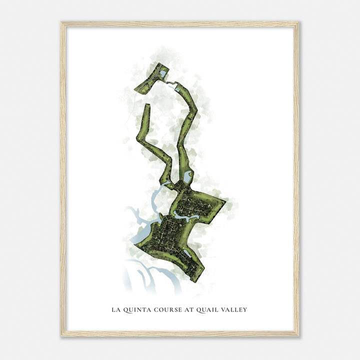 Print of La Quinta Course At Quail Valley  Classic Map